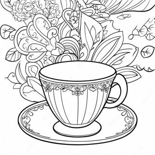 Vintage Solja Caja Stranica Za Bojanje 111452-47815