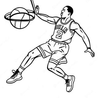 Bojanka Sa Air Jordan Igracem Koji Zakucava 112091 48306