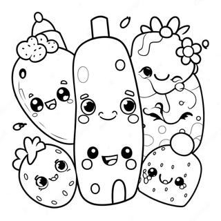 Slatki Shopkins Likovi Za Bojanje 11255-2238