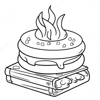 Bojanka Sa S'mores Pored Vatre Бојанке