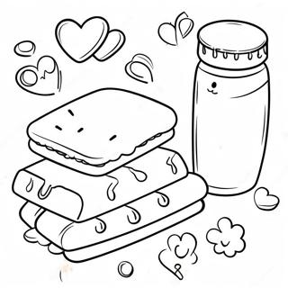 Bojanka Sa Sastojcima Za Smores 112628 48734