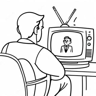 Tv Covek Gleda Filmove Bojanka 112755 48831