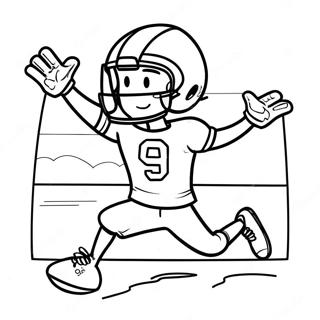 Sportski Tv Covek Igra Fudbal Bojanka 112756-48835