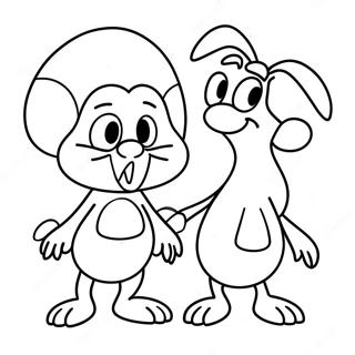 Bojanka Sa Renom I Stimpyjem 112830-49000