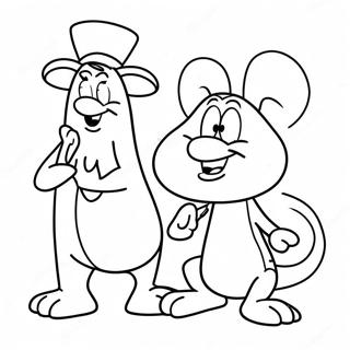 Smesna Bojanka Sa Renom I Stimpyjem 112831-48883