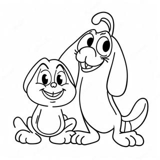 Bojanka Sa Scenom Iz Crtaca Ren I Stimpy 112834-49014