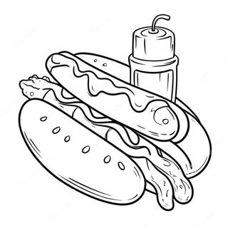 Bojanka Sa Ukusnim Hot Dog Om Sa Kecapom I Senfom 114017-49926