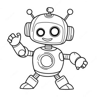 Smesni Robot Koji Plese Za Bojanje 11429-1455