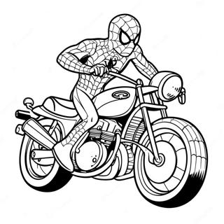 Bojanka Sa Spajdermenom Na Motociklu 114373-50198