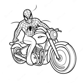 Bojanka Sa Spajdermenom Na Motociklu 114373-50199