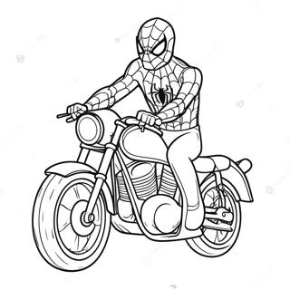 Bojanka Sa Spajdermenom Na Cool Motociklu 114375-50206