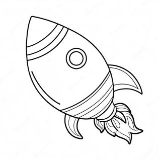 Slatki Crtani Raketni Brod Bojanka 114943 50647