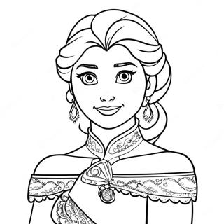 Elsa U Kraljevskom Haljini Bojanka 115125-50794