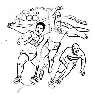 Olimpijski Sportisti U Akciji Bojanka 115407-51001