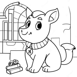 Stranica Za Bojanje Maskote Hufflepuff A 115562-51123