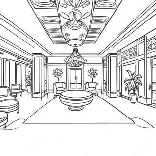 Bojanka Luksuznog Hotelskog Lobija 115640-51185