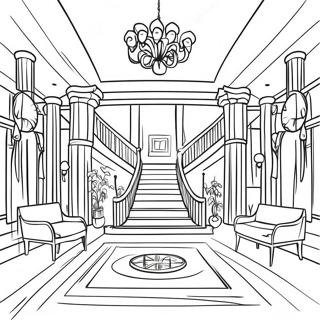 Bojanka Luksuznog Hotelskog Lobija 115640-51187