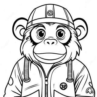 Bape Majmun Karakter Bojanka 116468 51831