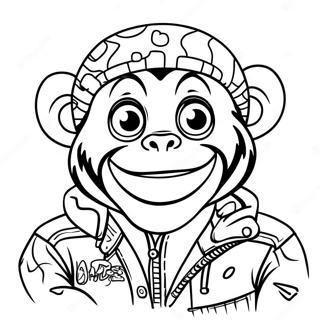 Bape Majmun Karakter Bojanka 116468 51832