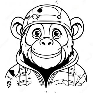 Bape Majmun Karakter Bojanka 116468 51993