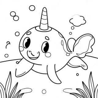 Srecna Stranica Za Bojanje Nije Sasvim Narval 116542-52049