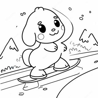 Bojanka Cinnamorolla Na Sanjkama 116827 52278