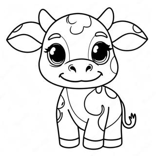 Beba Krava Sa Velikim Ocima Bojanka 11715-1022