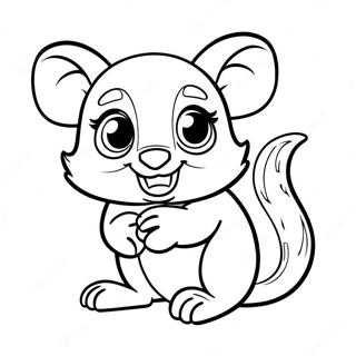 Razigrani Beba Oposum Bojanka 117442-52741