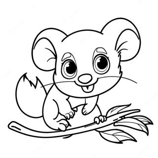 Razigrani Beba Oposum Bojanka 117442-52743