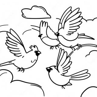 Bojanka Sarenih Kardinala U Letu 118371-53567