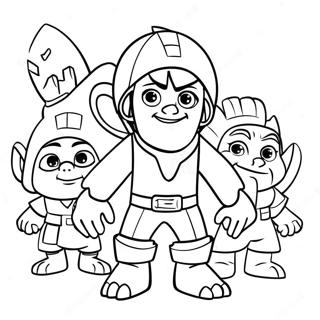 Lovci Na Trole Sarmantni Likovi Bojanka 118835 53938