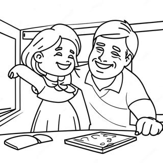 Razigrani Tata I Cerka Bojanka 119064-54112