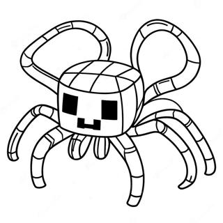 Slatki Minecraft Pauk Bojanka 119089-54131