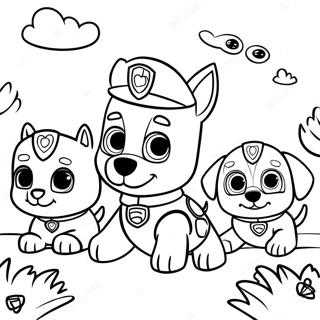 Avanturisticki Stenci Paw Patrol U Potrazi Za Jajima Bojanka 119116-54157