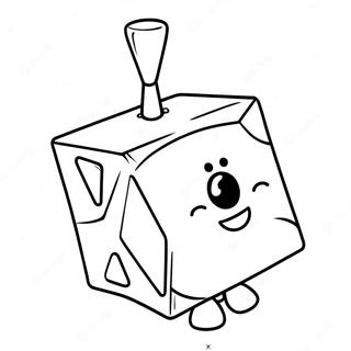 Slatki Dreidel Sa Osmehom Bojanka 119682-54600