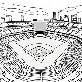 Bojanka Sa Scenom Stadiona Padres 119708-54617