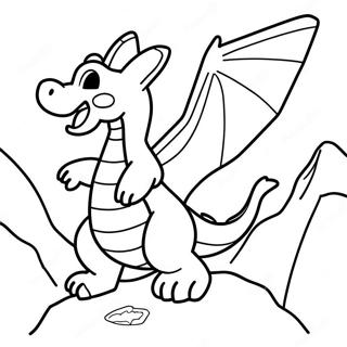 Bojanka Charizard Koji Leti Iznad Planina 12085 2325