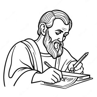 Apostol Pavle Pise Pisma Stranica Za Bojanje 121092-55883