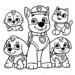 Bojanka Sarmantnih Likova Iz Paw Patrol 122040-56599