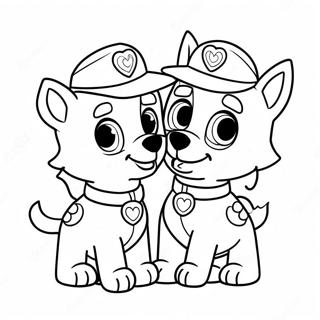 Bojanka Slatkih Stenaca Iz Paw Patrol U Ljubavi 122041-56601