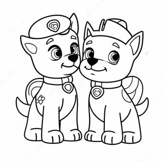 Bojanka Slatkih Stenaca Iz Paw Patrol U Ljubavi 122041-56602