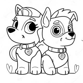 Bojanka Slatkih Stenaca Iz Paw Patrol U Ljubavi 122041-56604