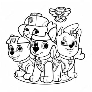 Slatki Paw Patrol Tim Srca Za Bojanje 122042-56606