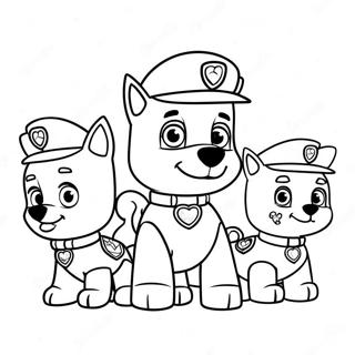 Slatki Paw Patrol Tim Srca Za Bojanje 122042-56608