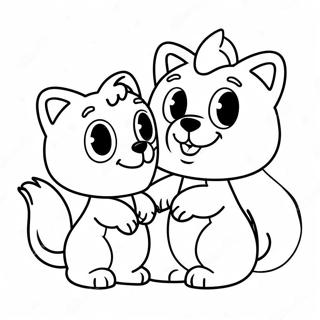 Razigrani Pomni I Jax Stranica Za Bojanje 122273-56837