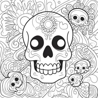 Bojanka Crtani Dizajn Lobanje 122300-56861