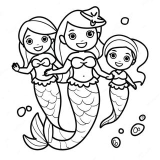 Sirena Ariel I Sestre Bojanka Бојанке