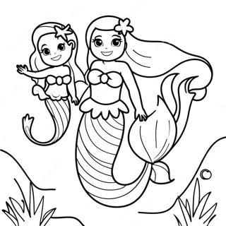 Sirena Ariel I Sestre Bojanka Бојанке