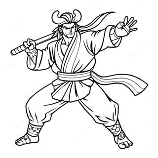 Tengen Uzui U Dinamicnom Polozaju Bojanka Бојанке