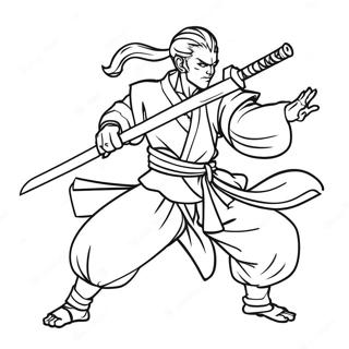 Tengen Uzui U Dinamicnom Polozaju Bojanka Бојанке